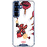 Marvel Deadpool Babypool Shooting Galaxy S25 Clear Case